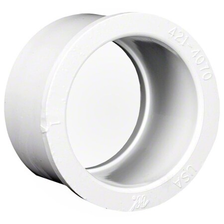 Hands On 2 Spg x 0.5 Slip in. Reducer Bushing - White HA3337319